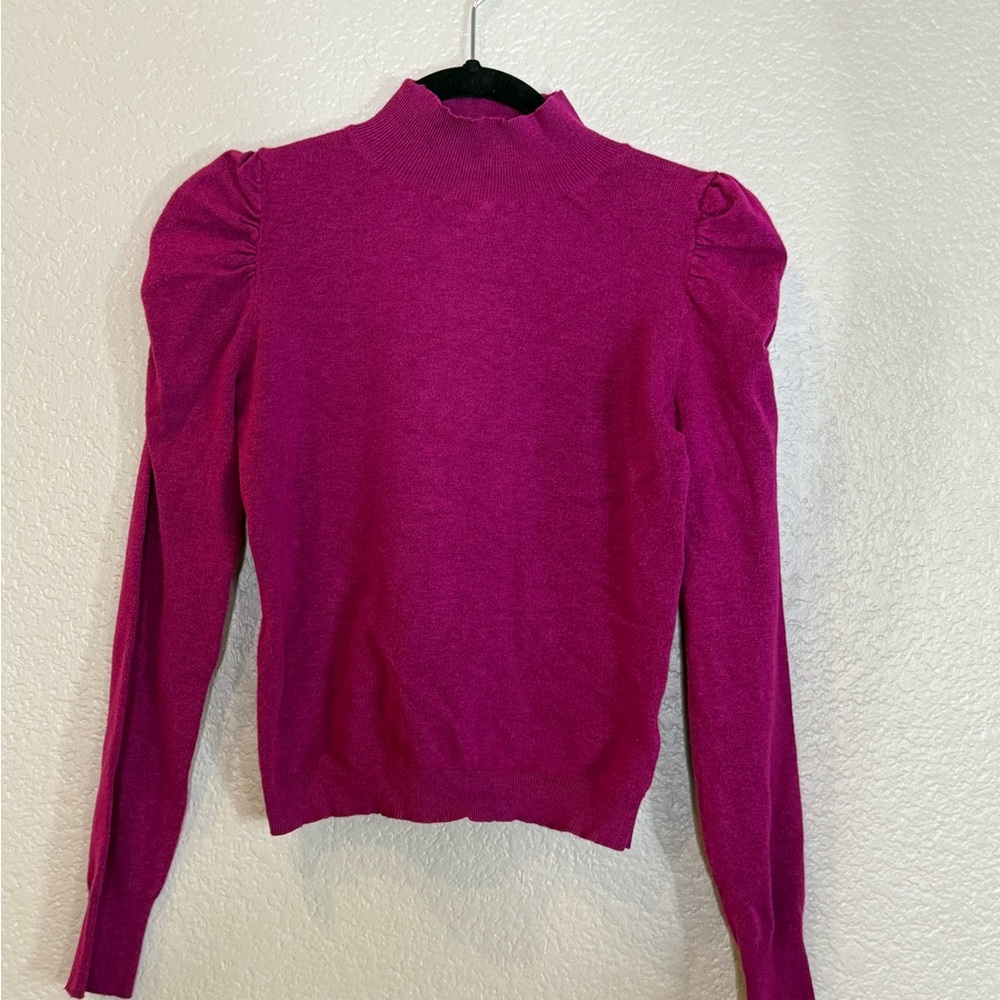 Express Women's Sweater in Deep Magenta
